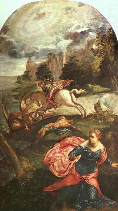 Jacopo Robusti Tintoretto St.George and the Dragon china oil painting image